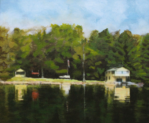 Cottage by the Lake--Commission SOLD